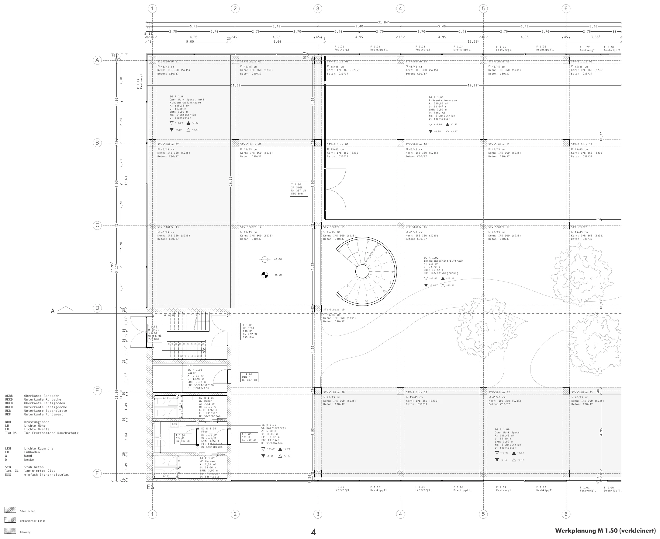 Werkplanung — Grundriss